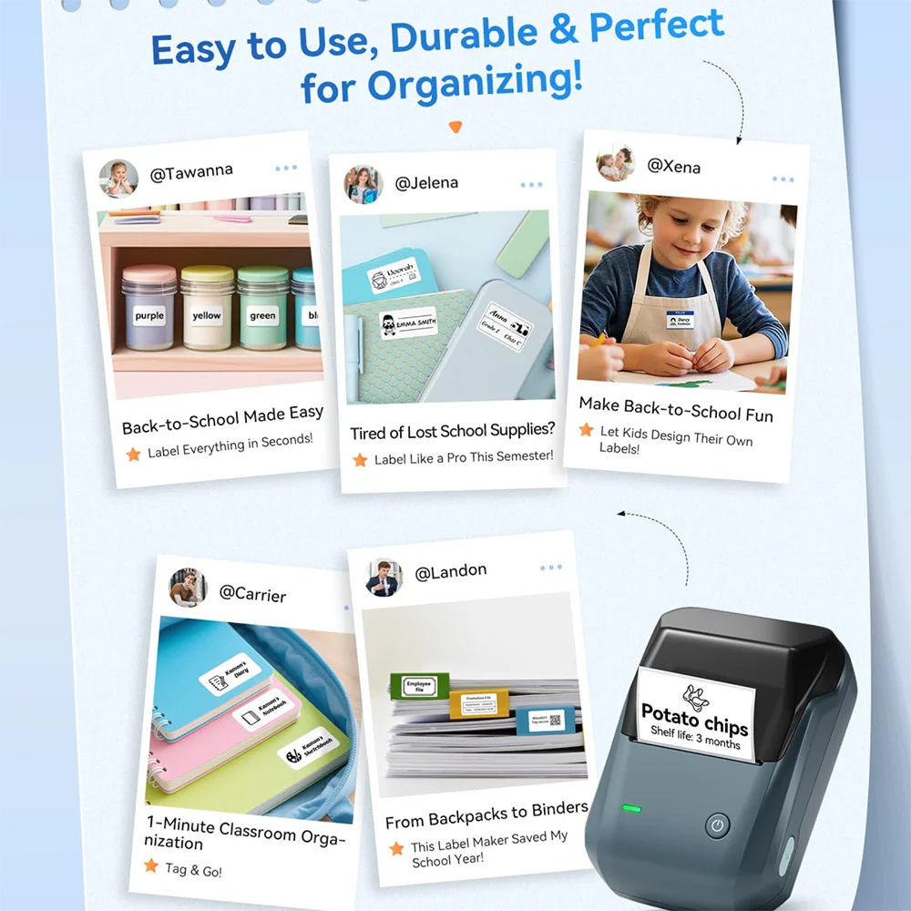 NIIMBOT B1 Portable Label Printer