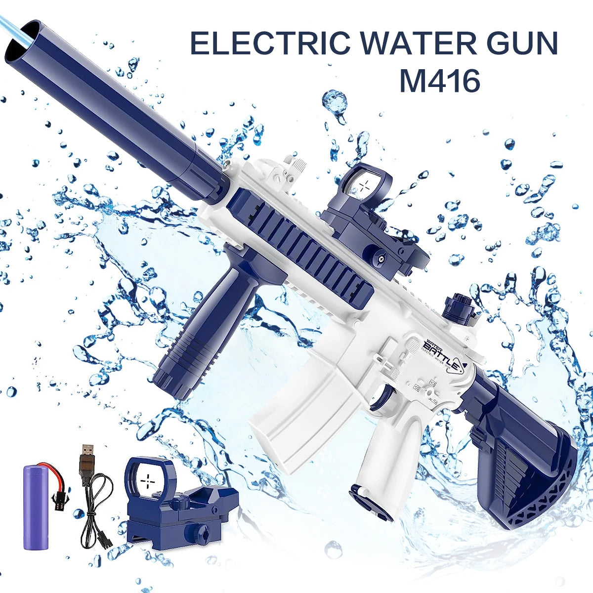 M416 Electric Automatic Water Gun