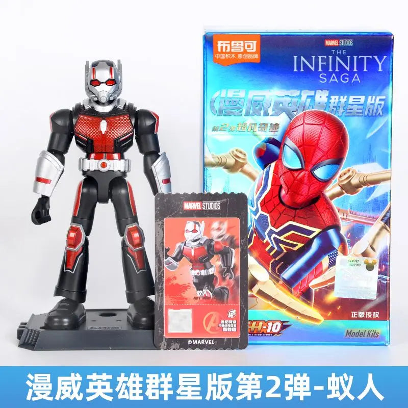 POP MART Labubu Doll Blokees Iron Hero Box