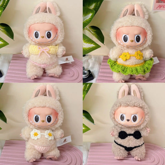 POP MART Labubu V1/V2/V3 Hawaiian Bikini Set