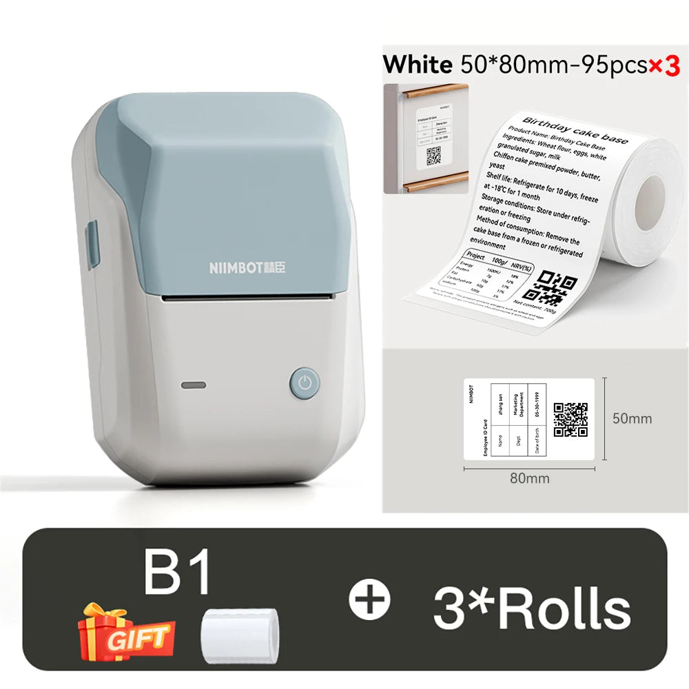 NIIMBOT B1 Portable Label Printer