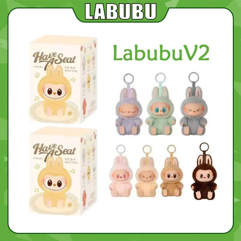 Popmart Labubu Monsters Vinyl Pendant Blind Box Keychain