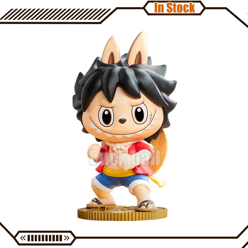 Original Labubu x One Piece Luffy Figure