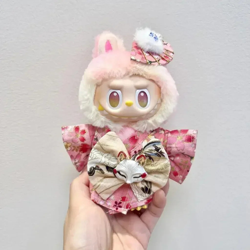 PopMart Labubu 15/17cm Summer Kimono Set