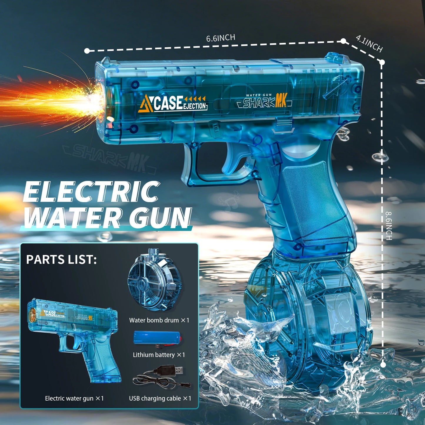 Portable Electric Automatic Water Gun