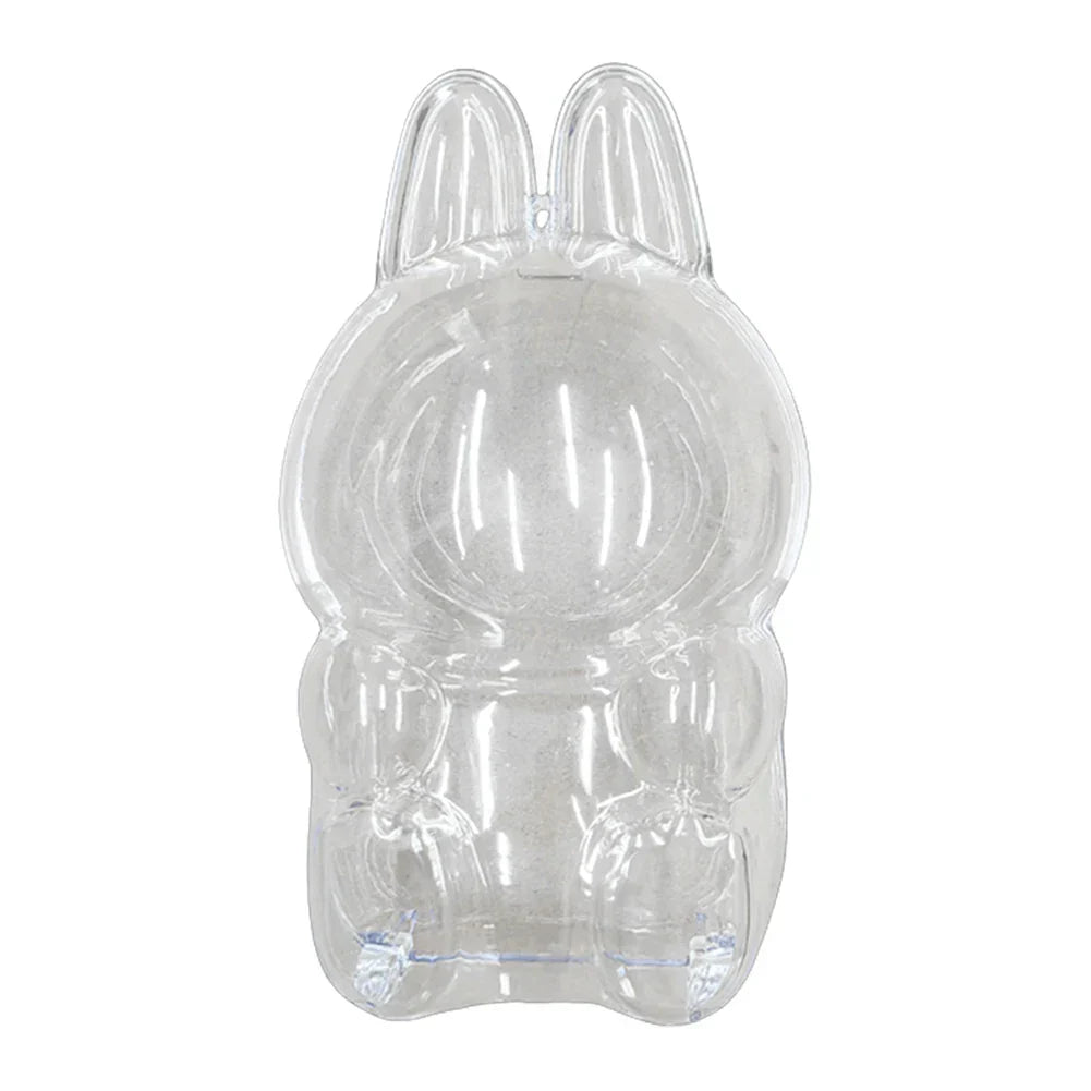 PopMart Labubu Transparent Toy Storage Case for Dolls