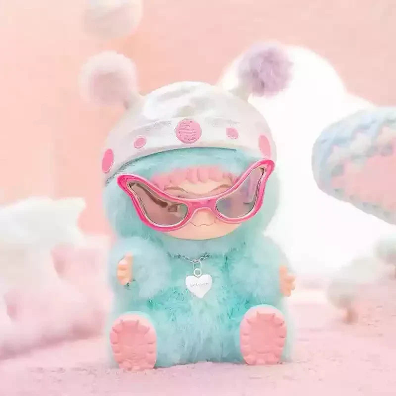 POP MART Labubu Doll Wakuku Fuzzy Party Box