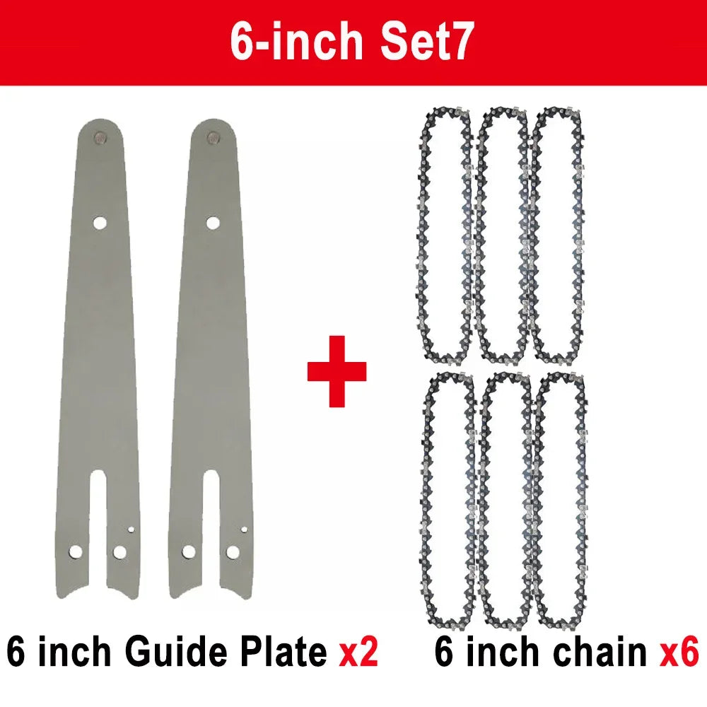 6-Inch Rechargeable Mini Electric Chainsaw