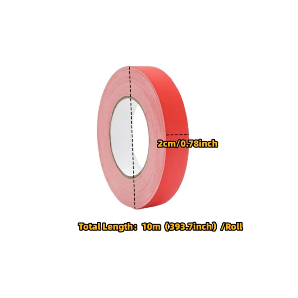 Red Adhesive Fabric Duct Tape