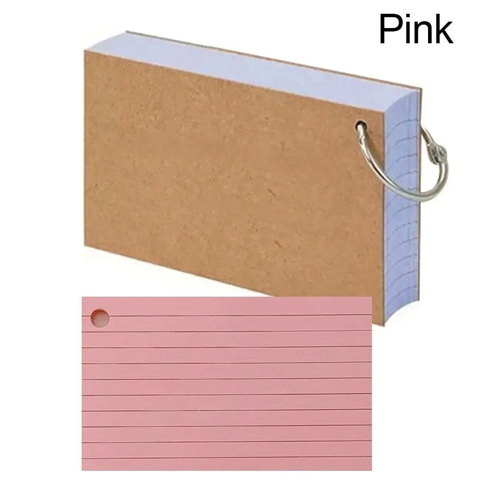 Binder Loose-Leaf Flash Cards