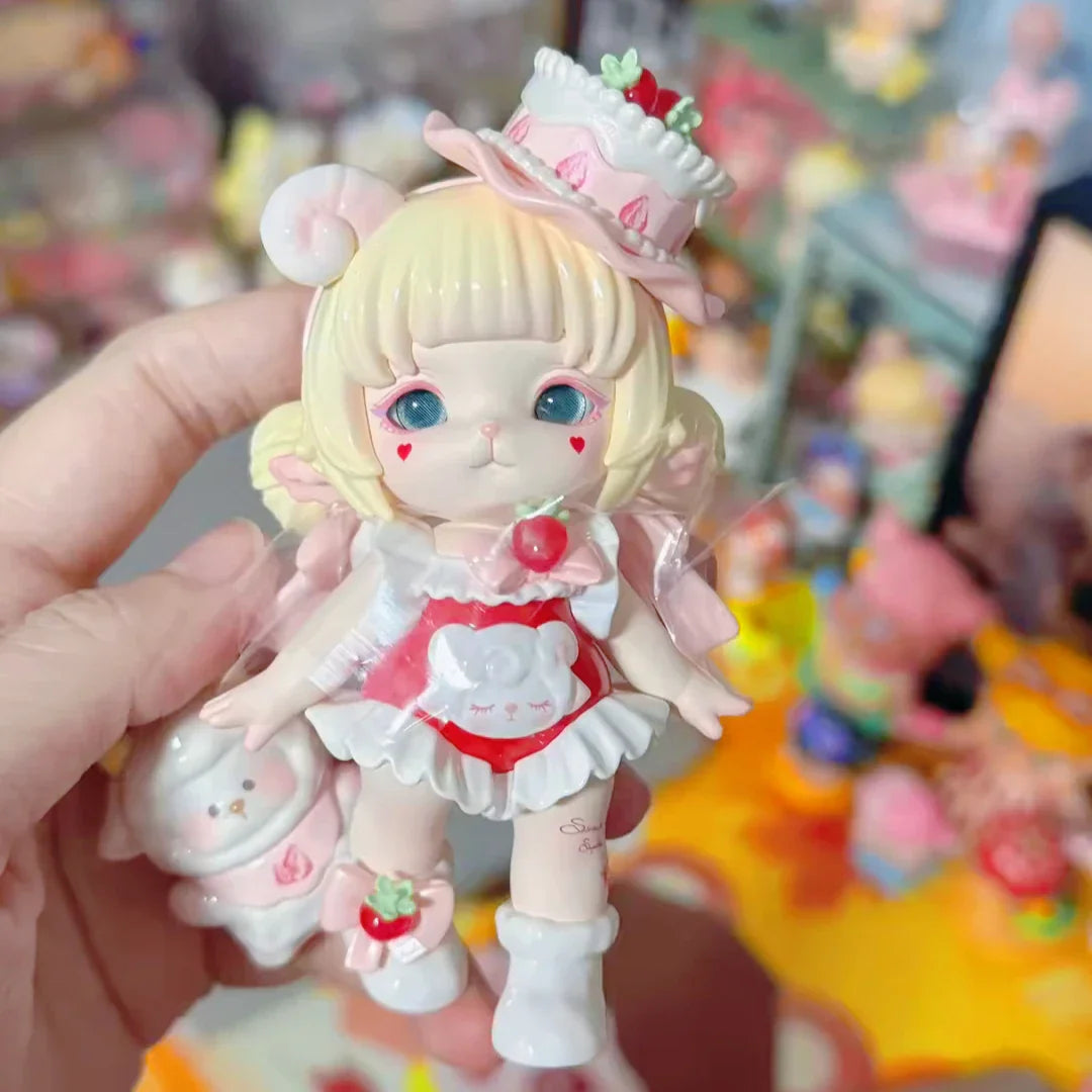 Popmart Labubu Mimia Cute Girl Figure Art Toy Gift