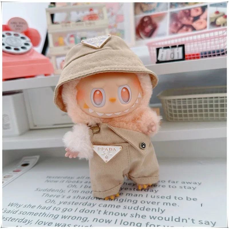 PopMart Labubu Cute Fisherman Hat Clothes