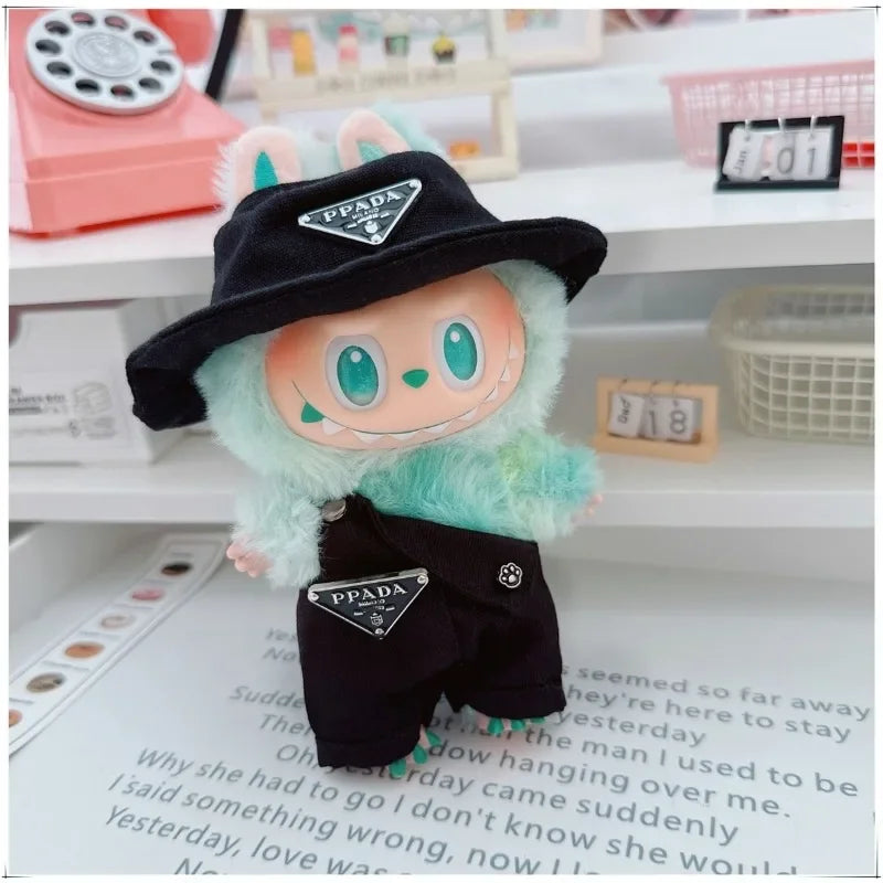 PopMart Labubu Cute Fisherman Hat Clothes