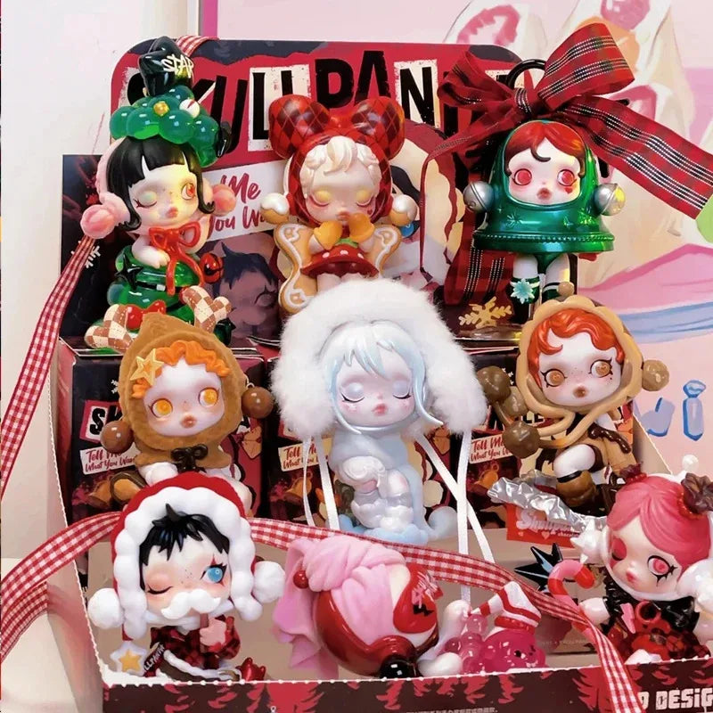 POP MART Labubu Doll SKULLPANDA Tell Me Box