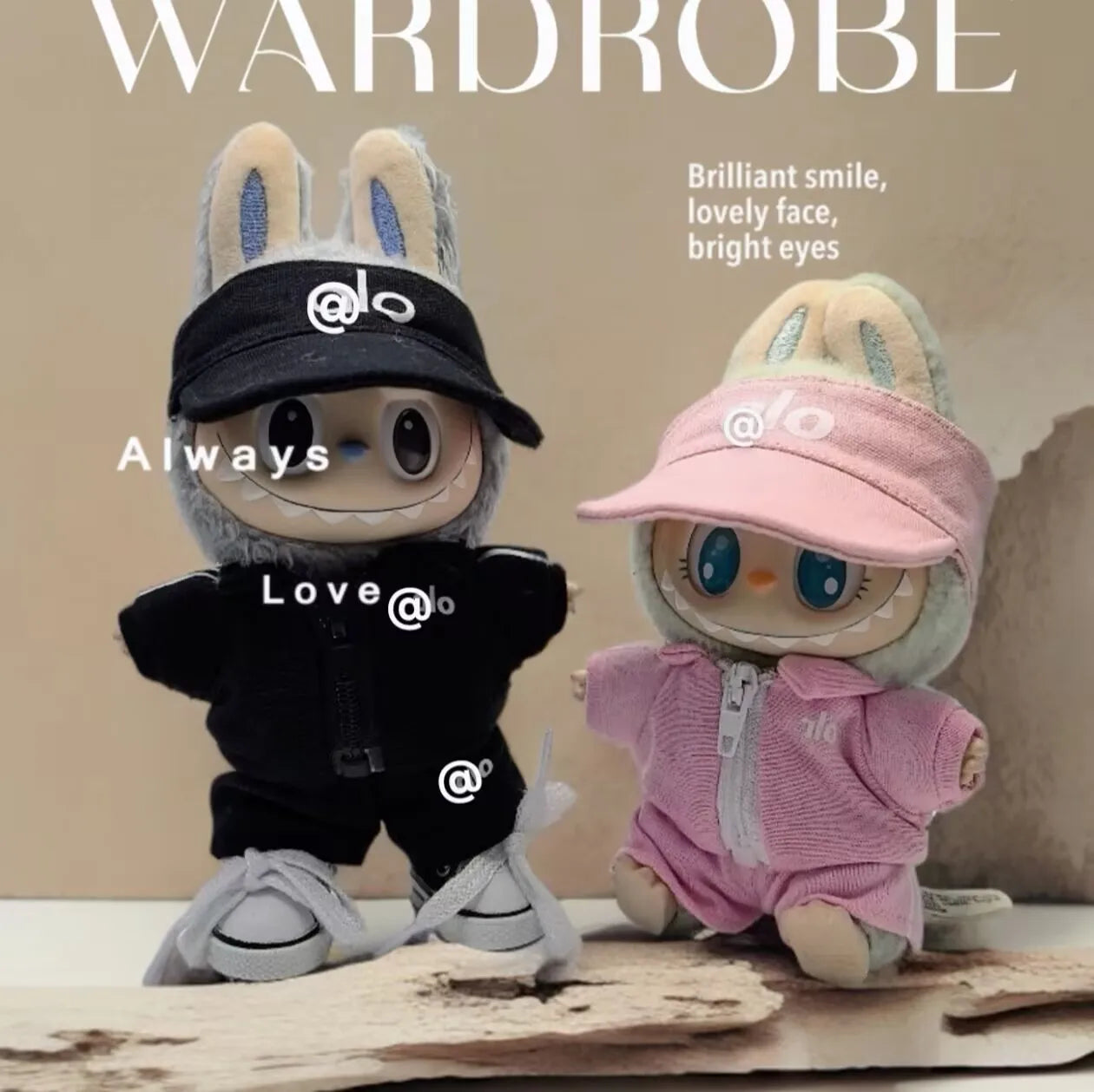 POP MART Labubu Doll 17cm Designer Outfit Set