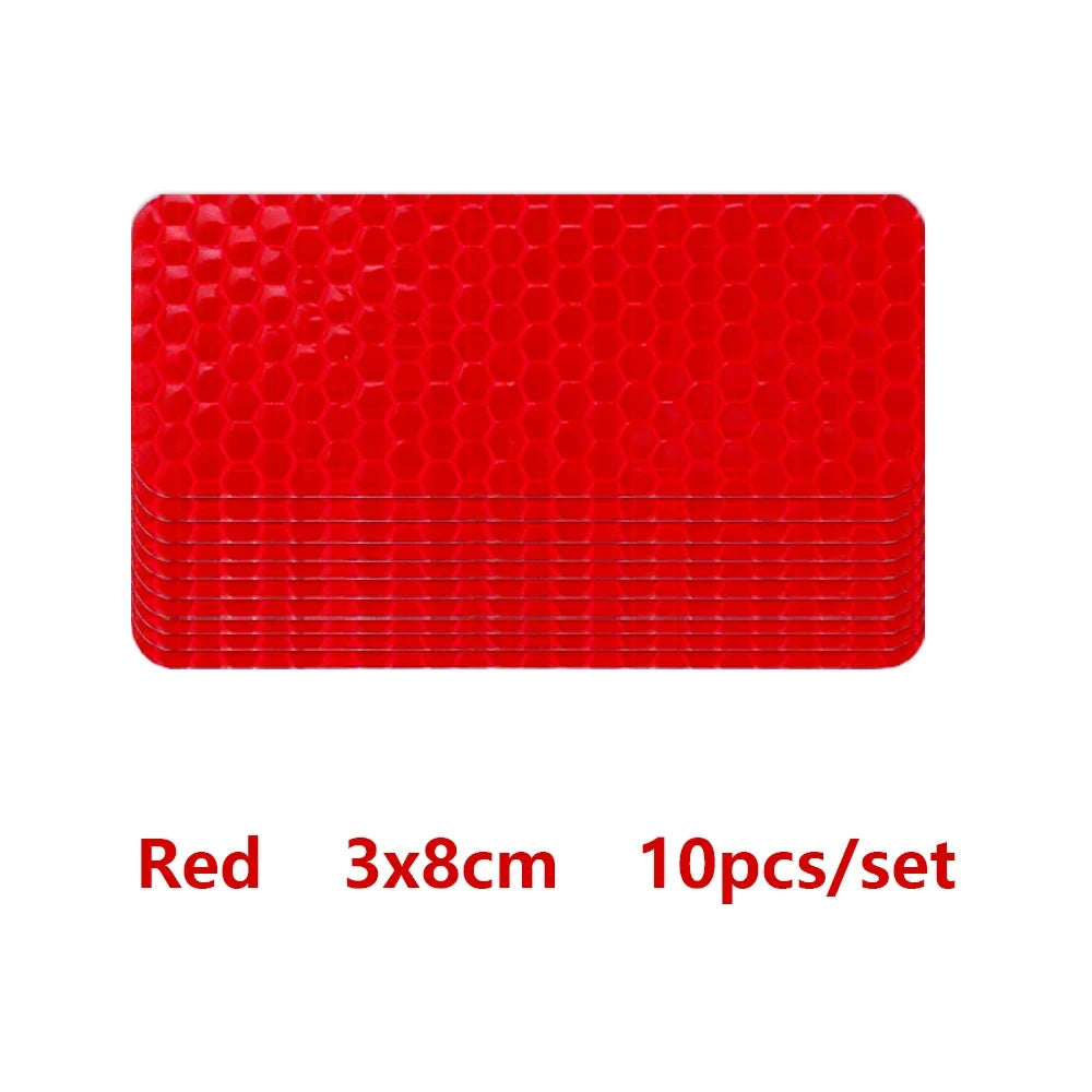 10pcs Car Reflective Bumper Stickers
