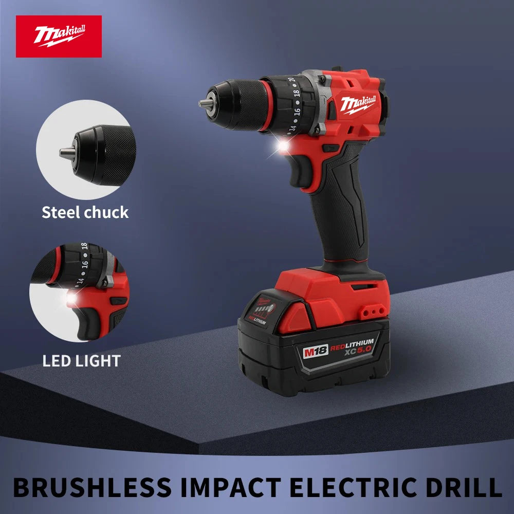 Small Brushless Cordless Impact Drill