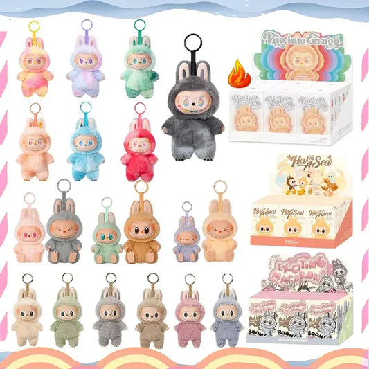 PopMart Labubu V3 Heartbeat Macaron Blind Box Figurine
