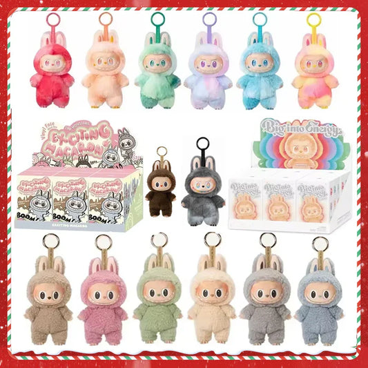 PopMart Labubu The Monsters Heartbeat Macaron Blind Box Figurine