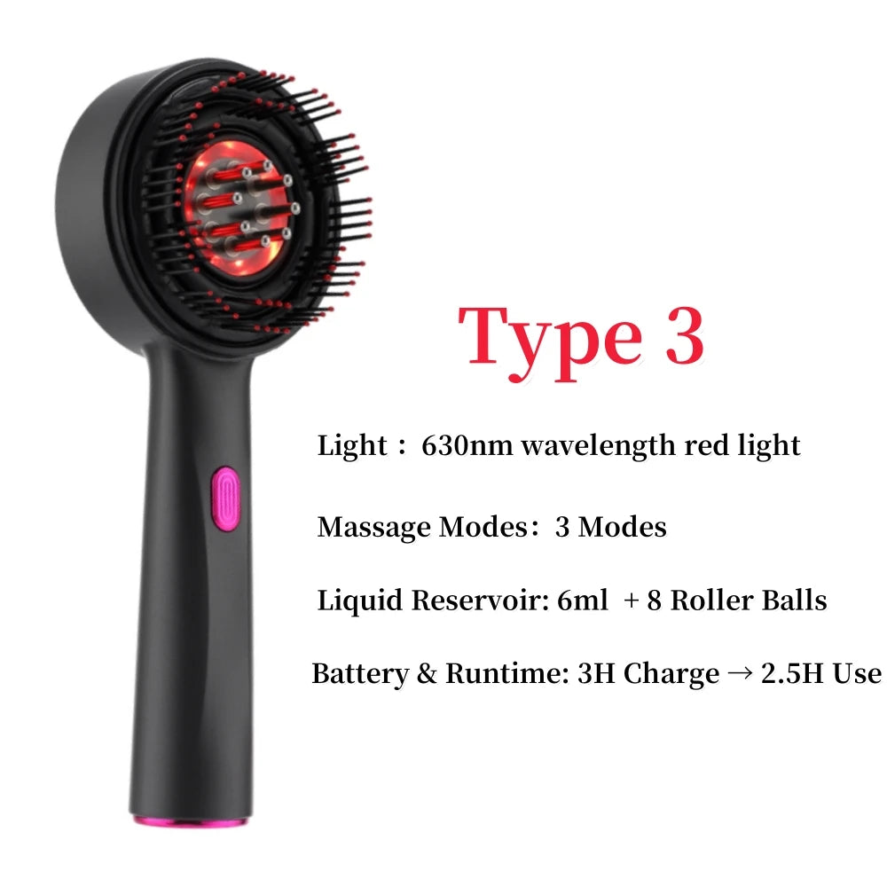 Electric Red Light Massage Comb