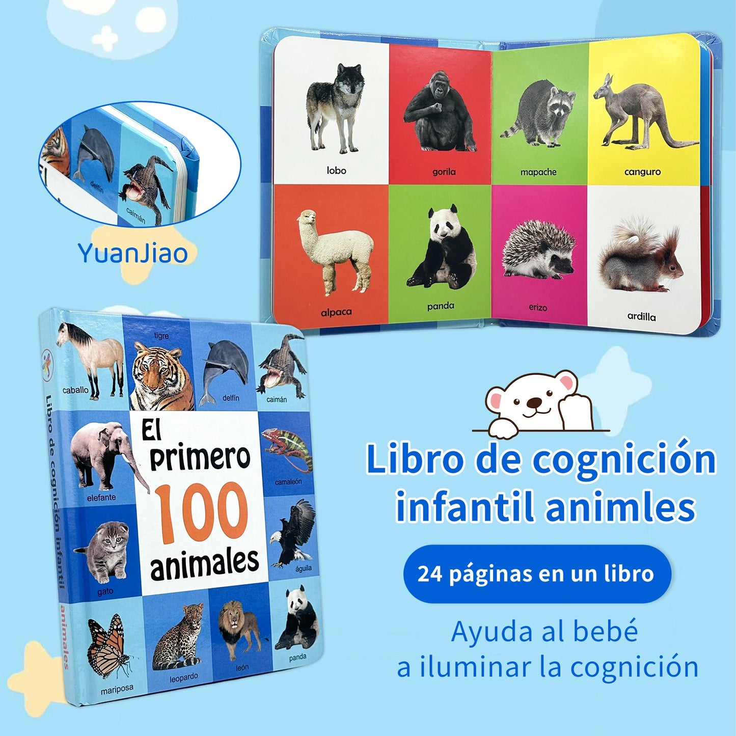 Spanish Children's Cognitive Learning Book