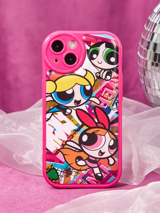 Powerpuff Girls Pink Cartoon Case