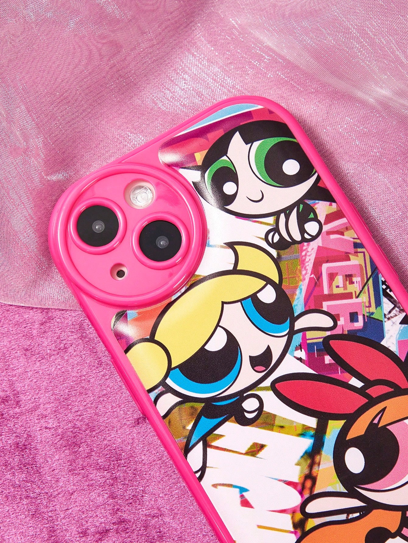 Powerpuff Girls Pink Cartoon Case