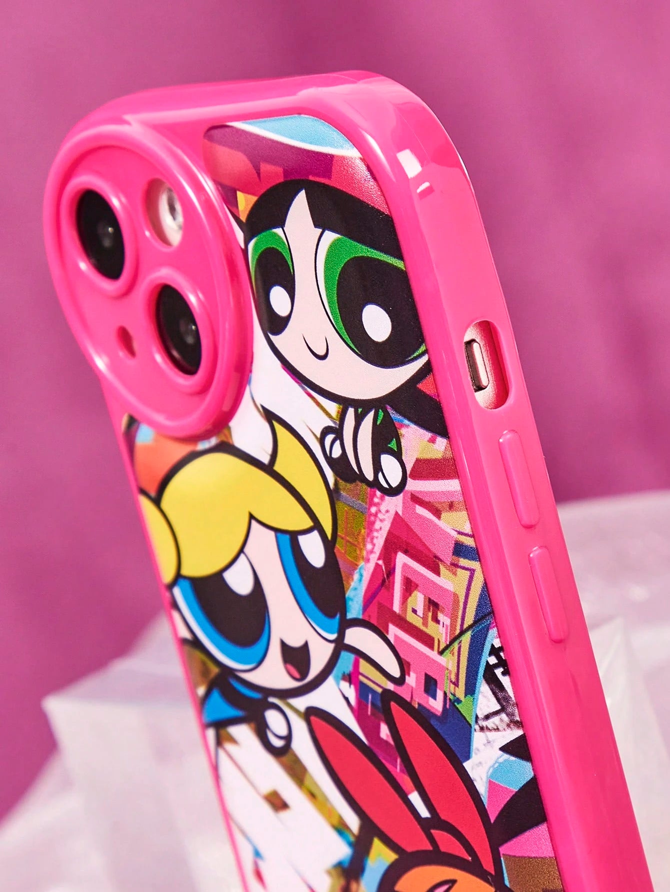 Powerpuff Girls Pink Cartoon Case