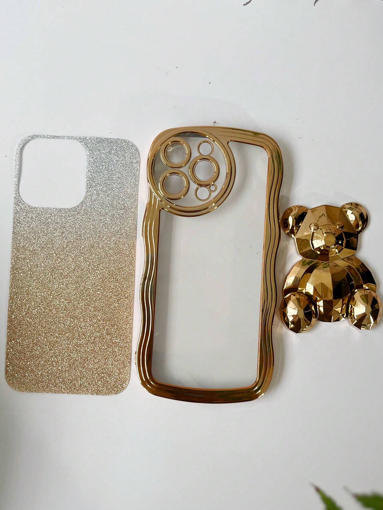 Wavy Glitter iPhone Phone Case