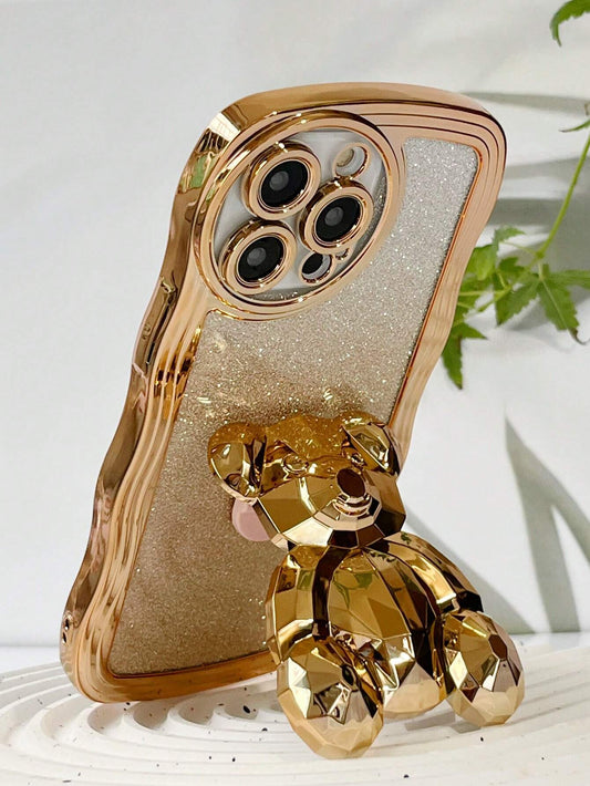 Wavy Glitter iPhone Phone Case